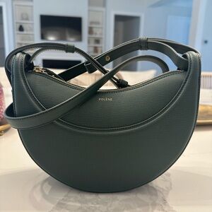 Brand new POLENE Numero Dix  green leather